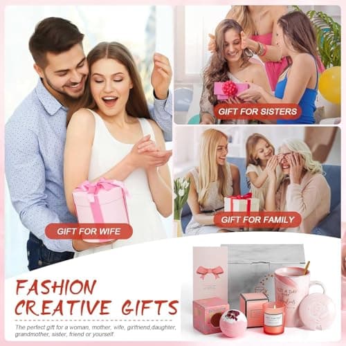 HUISHENG Birthday Gifts for Women, Valentines Gifts for Her, Mothers Day Gifts for Mum, Christmas Graduation Presents, Not a Day Over Fabulous Gift Sets, Coffee Mug for Wife Grandma Teacher Friend — view 6