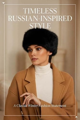 Luxury Women’s Cossack Faux Fur Winter Hat – Soft Warm Lined Fashion Cap, Windproof Insulated Design for Daily Wear, Outdoor Travel & Cold Weather Comfort Black — view 5