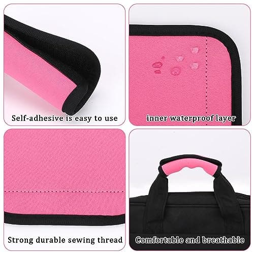 2 Pack Luggage Handle Wrap, Bright Color Luggage Handle Wraps Comfortable Neoprene Suitcase Identifiers Tags Luggage Makers Covers Strap Travel Accessories for Easy Identifying — view 4
