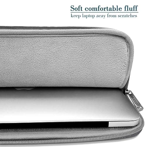 TECOOL 14 Inch Laptop Sleeve Protective Laptop Case 14 inch,Dark Grey — view 5