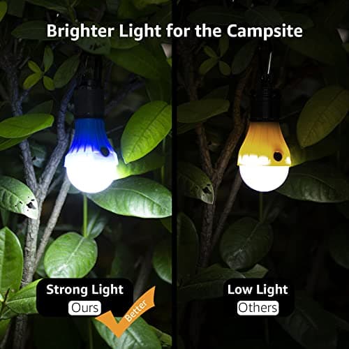 Lepro Camping Lights, Battery Powered Tent Lights (AAA Batteries Included) — view 3