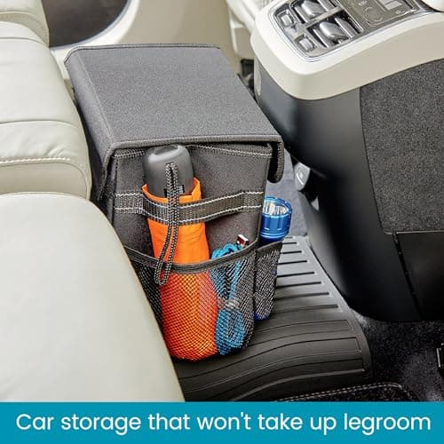 High Road Car Storage Organizer with Lid, Car Storage Box, Multipurpose Back or Front Seat Console or Trunk Organizer, Univeral Fit in All Vehicles — view 4