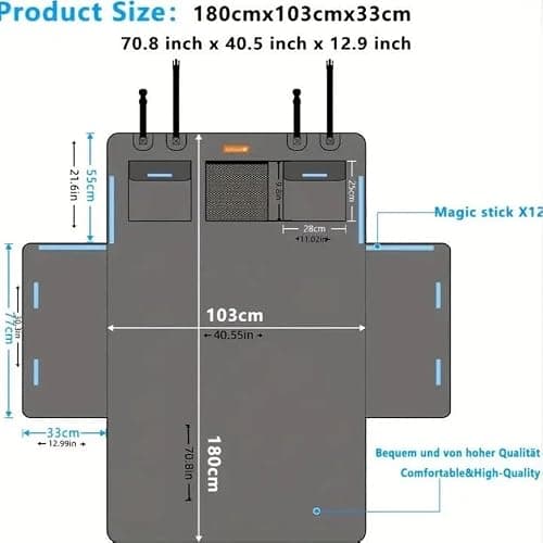R-timer Car Boot Protector for Lexus CT ES GS IS NX UX RX LBX, Boot Liner for Dogs Nonslip Waterproof Dog Car Seat Cover with Bumper Protection Dog Trunk Mat — view 3