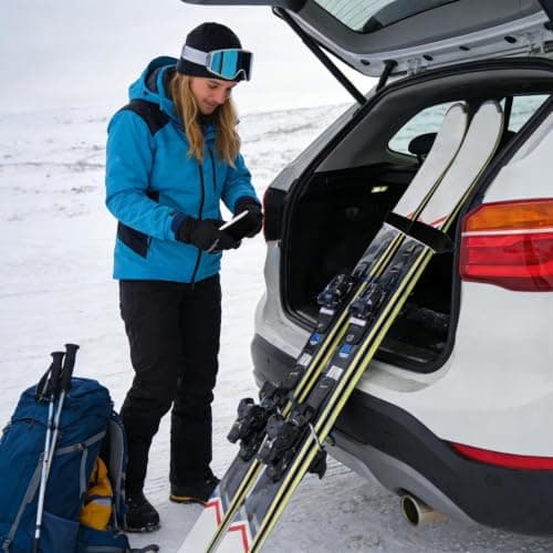 Ski Straps 4pc | Adjustable EVA Padded Fastener Wraps | Winter Sports — view 2