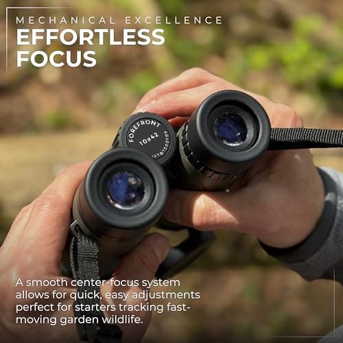 PURSUAL Forefront 10x42 Binoculars for Adults - Powerful Long-Range Bird Watching Binoculars with BaK-4 Prism, Multi-Coated Lenses - IPX7 Waterproof Fogproof Optics for Safaris, Hiking & Tracking — view 5