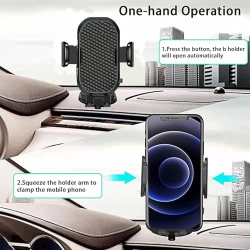 Car Phone Mount,3 in 1 Super Stable for Dashboard/Windscreen/Air Vent Phone Holder for Samsung Galaxy A55 A35 A57 A37 A27 A25 A56 5G A36 A26 A15 A16 A53 A52 A52S S25 Plus/Ultra A32 A13 A03S A34 A22 — view 6