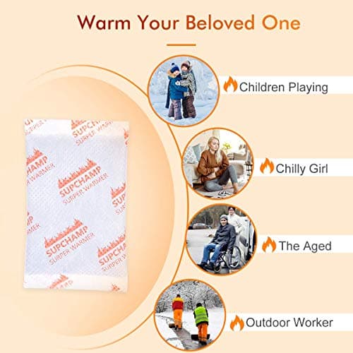 Hand Warmers Disposable - 24 PCS Pocket Hand Warmer - Handwarmers Up to 10 Hours of Heat - Hand Heat Pads for Sports, Camping, Hiking, Travel, Skiing, Cold Weather — view 6