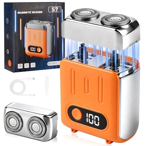 Mini Electric Shaver for Men, Rechargeable Waterproof Electric Razor