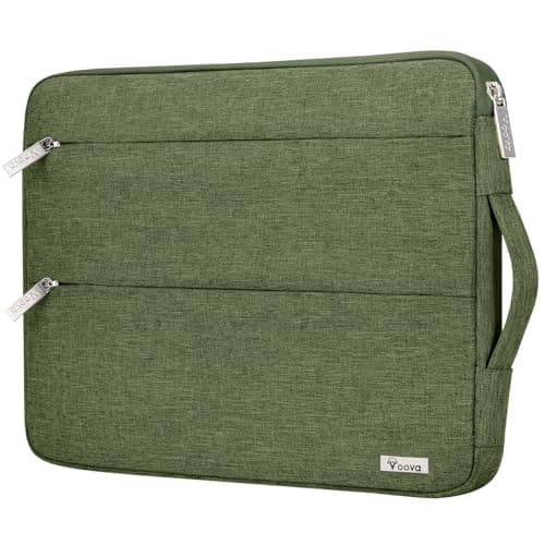 Voova Laptop Sleeve 15.6 Inch, Laptop Case for MacBook Pro 16, Army Green