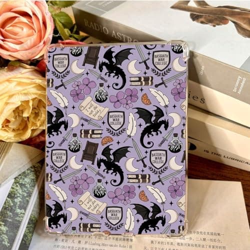VelvetGlow 12PCS Inserts Cardstock for E-Reader, 50PCS Stickers for Clear Case Insert, 6.9"x4.8" Fantasy Theme Inserts Compatible with Paper White 11th-12th Gen, E-Reader Gift for Booklover Reader — view 4