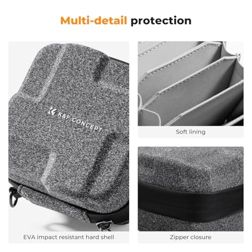 K&F CONCEPT 10 in 1 Lens Filter Case, Filter Bag Up to 82mm, Waterproof — view 3