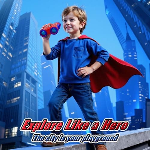 Toys for 3-9 Year Old Boy Binoculars Kids with Bird Watching Manual & Compass, Outdoor Garden Toys Kids Toy Age 3-9, 3 4 5 6 7 8 9 Year Old Boy Gifts Birthday Present Educational Toy Toddler — view 6