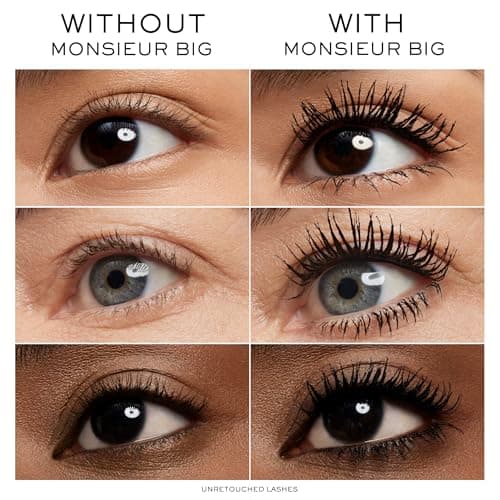 Lancôme Monsieur Big Volumising Mascara, Up to 12x More Volume, 24H Wear, False Lash Effect, No Clumps or Smudges, Soft Fibres, Feather-Light Feel, Ultra Black, Travel Size 1.5ml — view 4