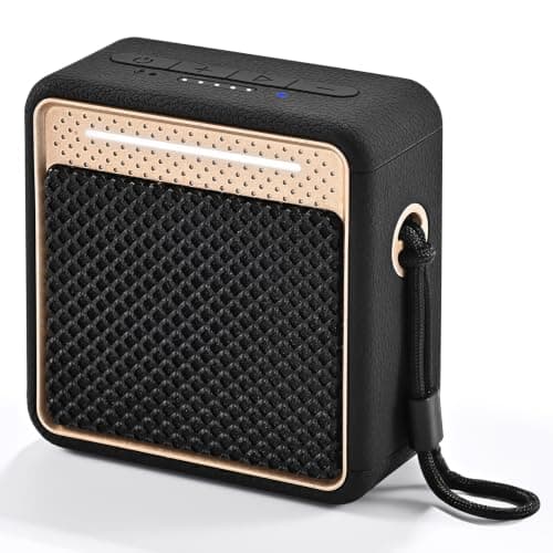 MADDECKERS GB01 Bluetooth 6.0 Speaker, 10W DSP, RGB, Silicone Leather, IPX6