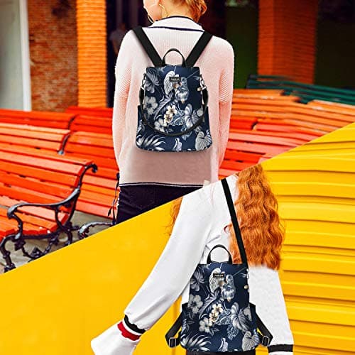 Fmeida Anti Theft Backpack for Women Small Travel Rucksack Water Resistant — view 6