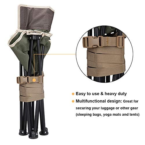 Magarrow Luggage Straps Adjustable Travel Accessories Suitcase Travel Buckle Belt Non-Slip Packing Belt (Brown- 4pcs) — view 4