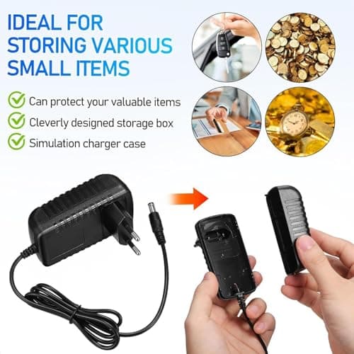 Secret Places for Valuables Portable Heavy-Duty Shell Charger Shaped Cash — view 4