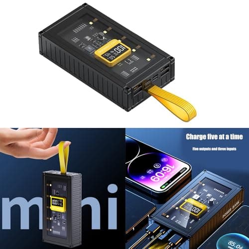 KACCDE Efficient 20000mAh Charging Adapter with 5 Outputs and 3 Inputs Auxiliary Battery Pack for Family and Friend Devices Travel Mobile Power Adapter — view 2