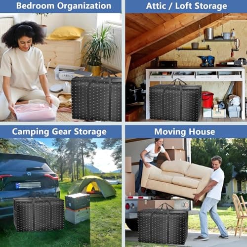 MC-Hotfire 2 Pack 140L Extra Large Heavy Duty Moving Bags, Storage Bags — view 6