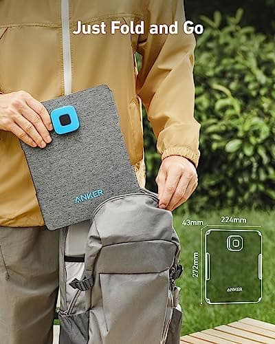 Anker Solix PS30, 30W Foldable Portable Solar Panel, IP65 Waterproof — view 6