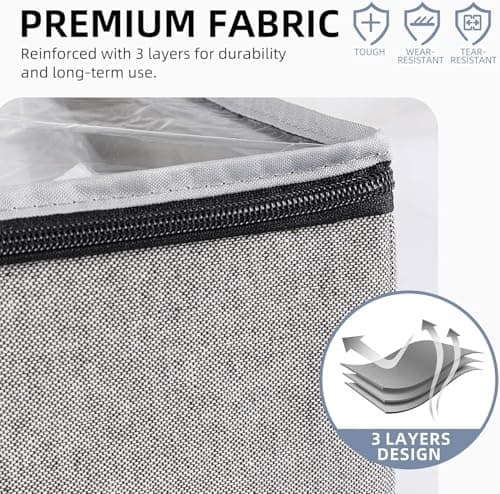 TAILI Vacuum Storage Bag with Box,53x38x30 cm 2 in 1 Space Saver for Duvets — view 5