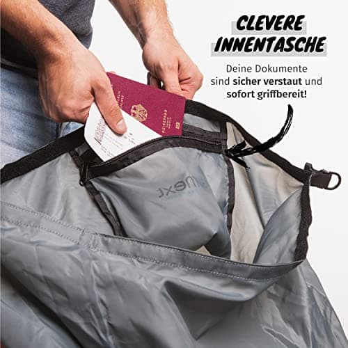 Journext 2 in 1 Backpack Case & Rain Cover Protective Bag for Backpack, Airplane, Railway & Bus Flight Bag (stonegrey, L) — view 6