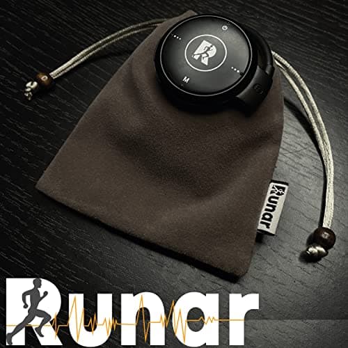 Running Headphones designed by Runners - Wireless Bluetooth V5.0 - Black — view 2