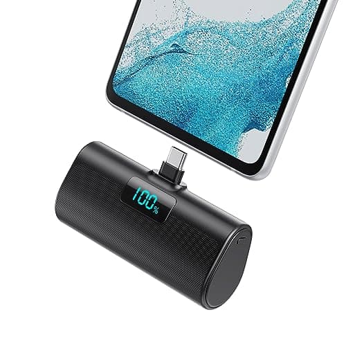 Power Bank Portable Charger for iPhone, Upgraded 5200mAh PD USB C Fast Charging Battery Pack, Ultra-Compact Powerbank Compatible with iPhone 17/16/15 Series, Samsung S25/24 Series, Huawei, Android etc
