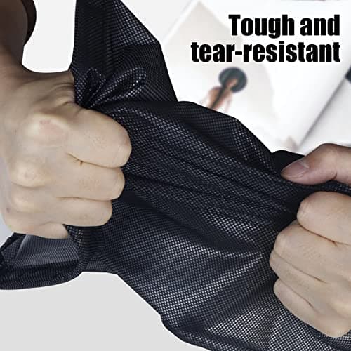 Gloppie Shoe Bag for Travel Portable Football Boot Storage Drawstring Black — view 5