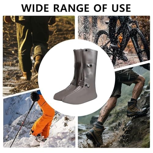 Waterproof Shoe Covers Reusable Silicone Stretchy — view 4
