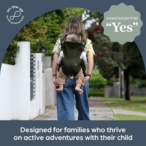 Dreambaby Traveller 3-in-1 Baby Carrier - Hip Friendly Wider Base Design – Use Facing in, Facing Out, or Backpack Style - Lightweight, Breathable Infant Support — view 6