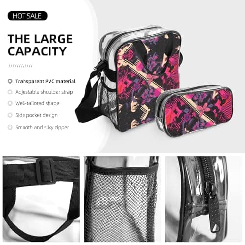WZYCWB floristry Patterned backpack set (lunch bag and pencil case) | Perfect for school, work, business trips, and travel. — view 5