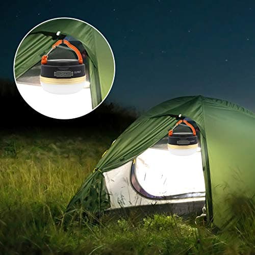 Mostop 2 Pack Camping Light Lantern LED USB Rechargeable Lamp Waterproof 3 Modes Power Bank Tent Lights for Outdoor Camping Hiking Emergency — view 4