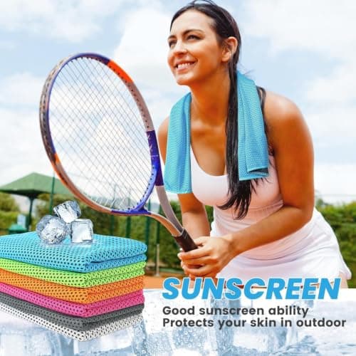 Trevixor 2 Pcs Gym Towels for Women, 2 Pcs Towel Boxes, Gym Towels, Gym Towel Soft Absorbent Microfiber, Gym Accessories for Women Fitness Gift Set, Portable Travel Case — view 6