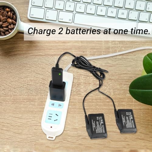 Dual Charging Cable for Rechargeable Batteries, DC 5V to DC 8.4V Step Up Cable Voltage Converter Power Adapter, 3.5x1.35mm DC35135 Jack Port — view 3