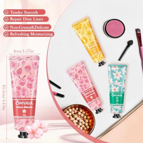 Hand Cream, 5x 30ml Hand Cream Gift Set for Women, Daily Moisturising Mini Hand Cream Working Hands, Deeply Hydrating, Perfect for Christmas Day,Gifts Idea for Her/Him — view 4