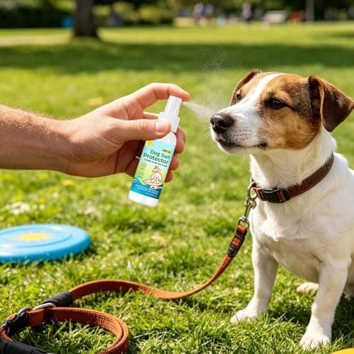 Ofcwoa Dog Safe Sun Cream | SPF 25 UV Protection Spray for the Whole Body | 50ml Sun Protection for Dogs | For Bathing Beach, Outdoor, Camping, Hiking, Park, Backyard, Car Travel, Holiday Trip — view 3