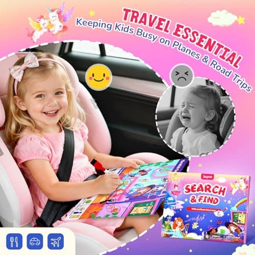 JoyCat Search & Find Activity Books, Educational Toy for Girls Ages 3-6 — view 3