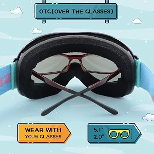 Supertrip Kids Ski Goggles for Boys Grils Youth Age 5-15 — view 4