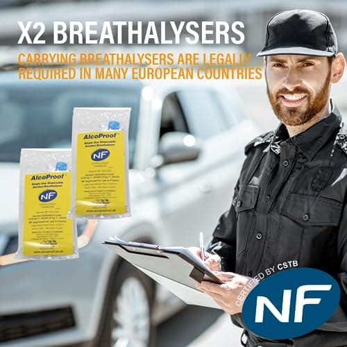 Xtremeauto European Driving Kit 2026 - European Car Travel Kit For France, Including Headlight Headlamp Beam Deflectors For Europe, Warning Triangle, Breathalysers & More, Driving In France Kit 2026 — view 5