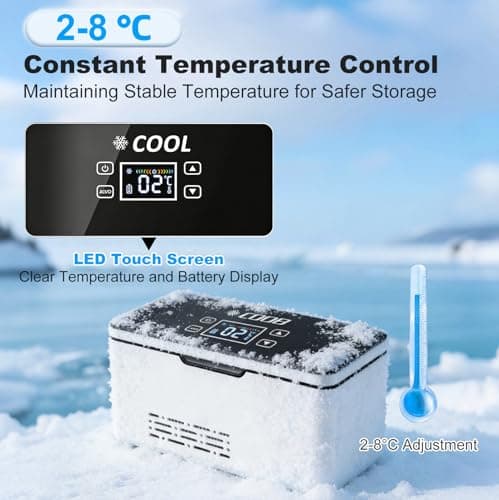Portable Insulin Cooler Travel Case, Insulin Travel Case Medicine Cooler — view 2