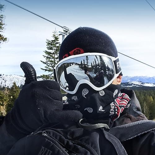 Findway Ski Goggles, Skiing Goggles For Snowboard Jet Snow, For Women Men Ladies Youth Teen OTG Over Helmet Compatible, Anti-fog 100% UV Protection, Anti-glare Ski Goggles, For Skiing Snowboarding — view 6