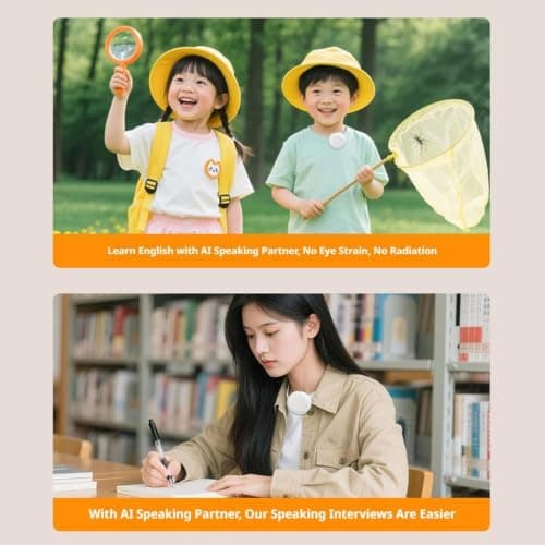 AI Language Translator Device, Language Translator Device Smart Wearable, Capable of Translating 162 Languages, AI Translator travel essentials portable language translator device — view 6