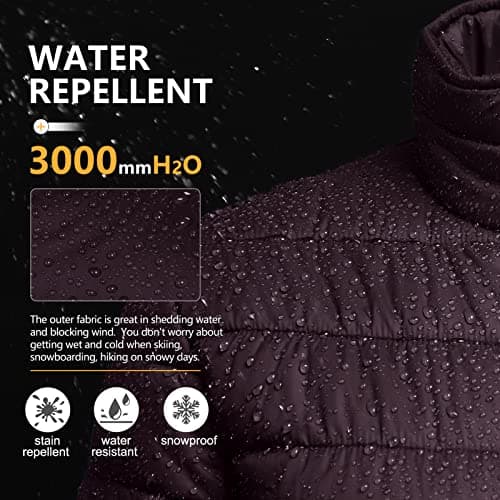Outdoor Ventures Women's Packable Puffer Jacket Lightweight Quilted Jacket — view 3