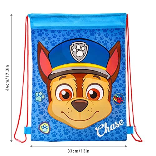 Paw Patrol Waterproof And Lightweight Drawstring Bag for Kids — view 2