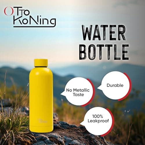 OTTO KONING Water Bottle 500ml Insulated Stainless Steel Flask — view 2