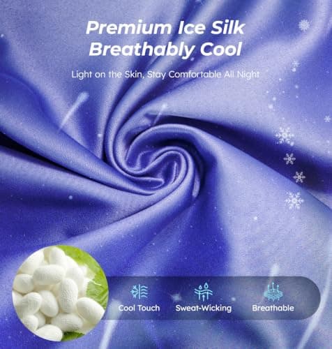 MUSICOZY Sleep Mask Headphones 100% Blackout Ice Silk Sleep Headphones — view 2