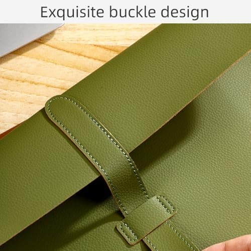 Oaygat A4 Document File Folder New Soft Leather Pocket Envelope Folder Wallets Envelope Folder Expanding File Organizer Portfolio Storage Case Waterproof Expanding File Organizer Portfolio Storage — view 4