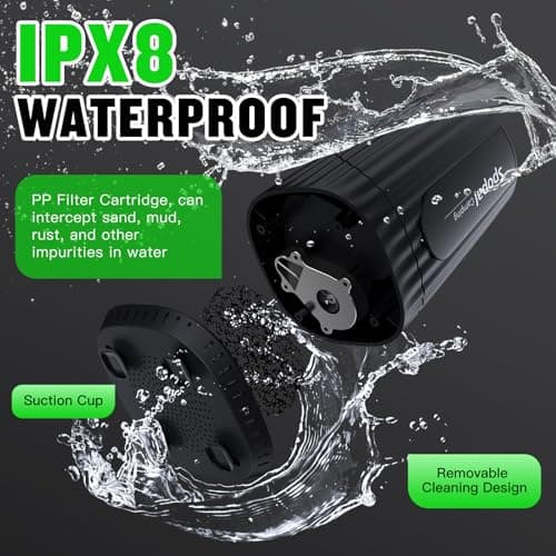 Spopal 10000mAh Portable Camping Shower Pump for Camping Hiking Pet Washing — view 6