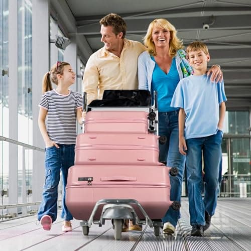 Tavoxda 28 Inch Large Luggage, ABS Hard Shell Travel Suitcase for Holiday — view 2